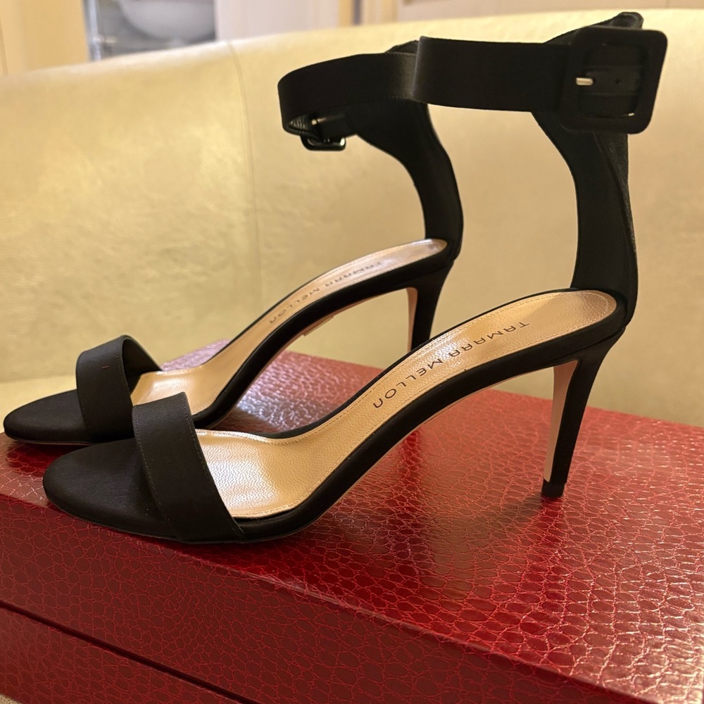 NWT Tamara Mellon Satin Heels